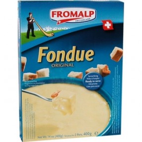 Queso para fondue suizo FROMALP envase 400 grs